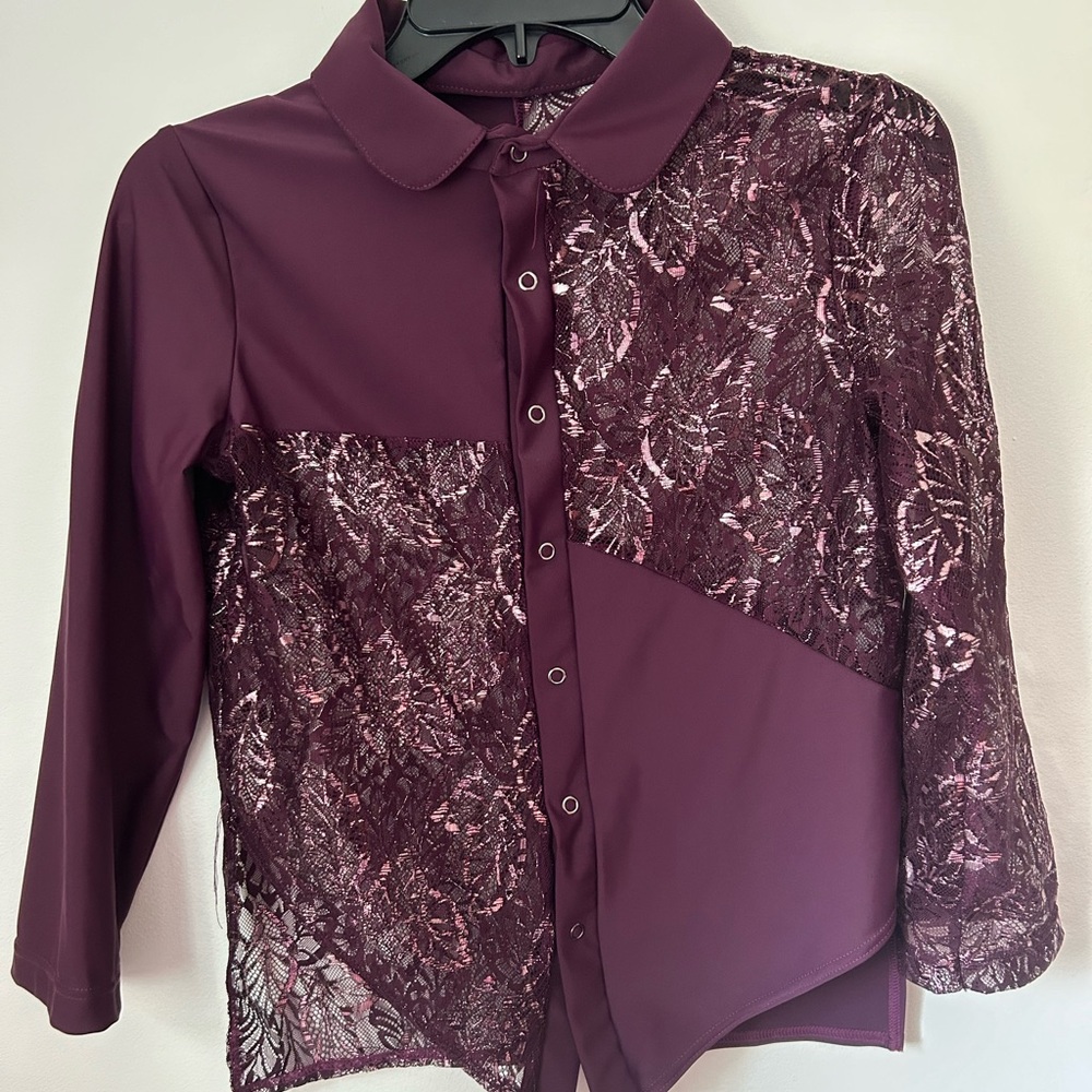 Long sleeve button down blouse - EUC